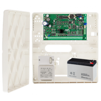 ZESTAW ALARMOWY SATEL INTEGRA 32 + OPU-4P + AWT150 + AKUMULATOR 7Ah