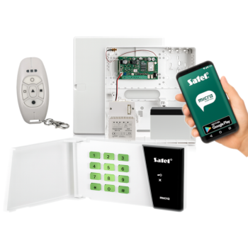 SYSTEM ALARMOWY SATEL MICRA GSM/GPRS + KLAWIATURA MKP-300 + MPT-350 + AKUMULATOR