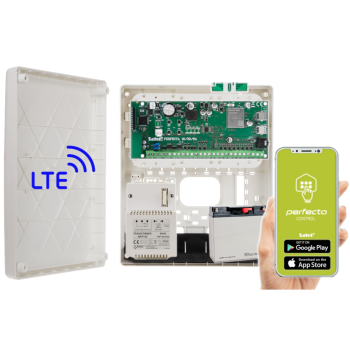 ZESTAW SATEL PERFECTA 16 LTE + ANT-LTE-I + OPU-3P + 18Ah + AWT150