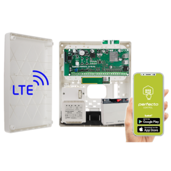 ZESTAW SATEL PERFECTA 16 LTE + PERFECTA-RF + OPU-3P + 18Ah + AWT150 OPCJA BEZPRZEWODOWA