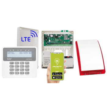 ZESTAW SATEL PERFECTA 16 LTE + OPU-3P + 18Ah + PRF-LCD + SP-4001 R