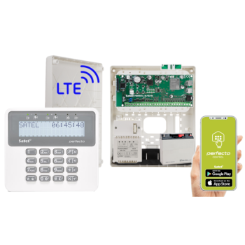 ZESTAW SATEL PERFECTA 16 LTE + PRF-LCD + OPU-3P + 18Ah + AWT150