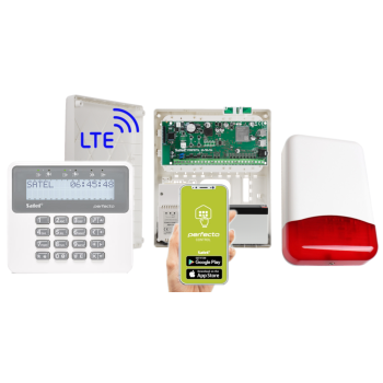 ZESTAW SATEL PERFECTA 16 LTE + OPU-3P + 7Ah + PRF-LCD + TI700