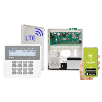 ZESTAW SATEL PERFECTA 16 LTE + PRF-LCD + OPU-3P + 7Ah + AWT150