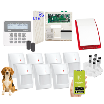 ZESTAW ALARMOWY SATEL PERFECTA 16 LTE PERFECTA-RF 7x MPD-300 PRF-LCD-WRL SP-4001R