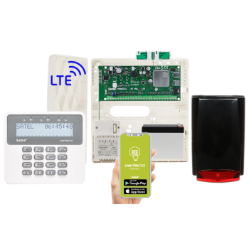 ZESTAW SATEL PERFECTA 32-WRL LTE SET-A + PRF-LCD + MR-100R/BLACK