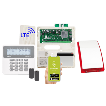 ZESTAW SATEL PERFECTA 32-WRL LTE SET-A + 7Ah + AWT150 + PRF-LCD-WRL + SP-4001 R