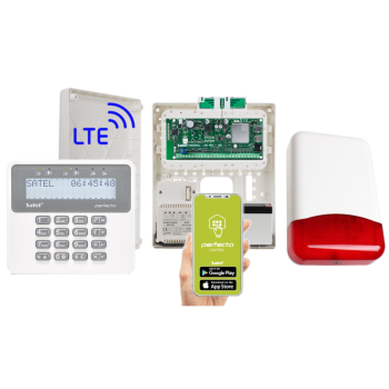 ZESTAW SATEL PERFECTA 32 LTE + OPU-3P + PRF-LCD + TI700 + 7Ah
