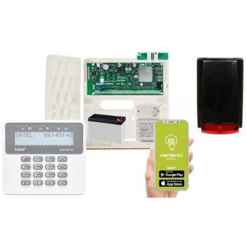 ZESTAW SATEL PERFECTA 32 LTE SET-A + PRF-LCD + MR-100R/BLACK