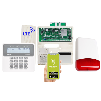 ZESTAW ALARMOWY SATEL PERFECTA 32 LTE SET-A + PRF-LCD + TI700