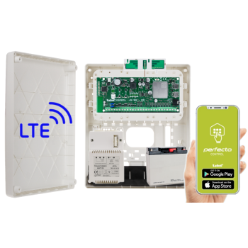 ZESTAW SATEL PERFECTA 32 LTE Z OBUDOWĄ OPU-3P + 18Ah + AWT150