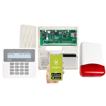 ZESTAW ALARMOWY SATEL PERFECTA-IP 32 PRF-LCD SYRENA