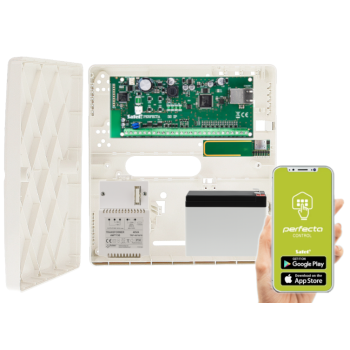 ZESTAW SATEL PERFECTA-IP 32 + PERFECTA-RF + OPU-4P + AWT150 + 7Ah