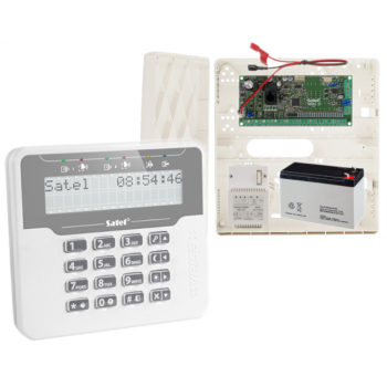 ZESTAW ALARMOWY SATEL VERSA 10 + VERSA-LCDM-WH + OPU-4P
