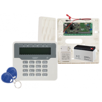 ZESTAW ALARMOWY SATEL VERSA 10 + VERSA-LCDR-WH + OPU-4P
