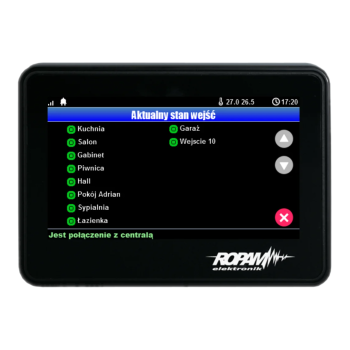 PANEL DOTYKOWY ROPAM TPR-4BS 4,3'' NeoGSM-IP(-64) NeoLTE-IP(-64) Neo-IP(-64)