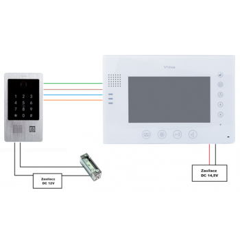 ZESTAW WIDEODOMOFONOWY VIDOS M670W-S2/S20DA 7