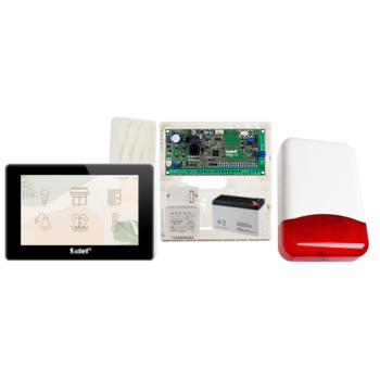 ZEZESTAW ALARMOWY SATEL VERSA 10 + PANEL 7" INT-TSH2R-B + SYRENA TI700