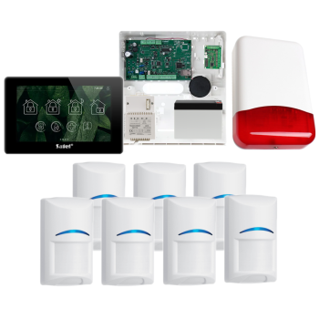 SYSTEM ALARMOWY SATEL VERSA IP 7 CZUJEK BOSCH BPR2-W12 + PANEL INT-TSH2R-B