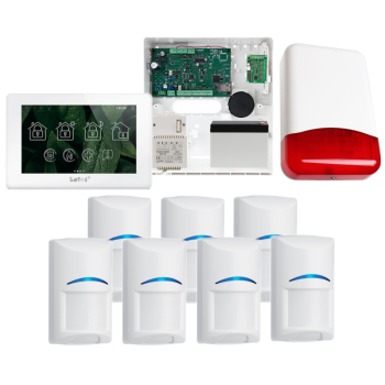 SYSTEM ALARMOWY SATEL VERSA IP 7 CZUJEK BOSCH BPR2-W12 + PANEL INT-TSH2R-W