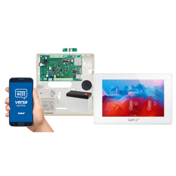SYSTEM ALARMOWY SATEL VERSA Plus LTE + INT-TSH2-W + 7Ah + AWT150