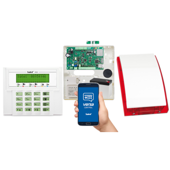 SYSTEM ALARMOWY SATEL VERSA Plus LTE + VERSA-LCD-GR + 7Ah + AWT150 + SYRENA SP-4001R