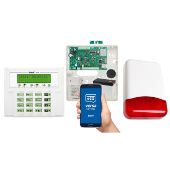 SYSTEM ALARMOWY SATEL VERSA Plus LTE + VERSA-LCD-GR + 7Ah + AWT150 + SYRENA TI700