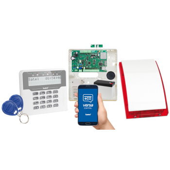 SYSTEM ALARMOWY SATEL VERSA Plus LTE + VERSA-LCDR-WH + 7Ah + AWT150 + SYRENA SP-4001R