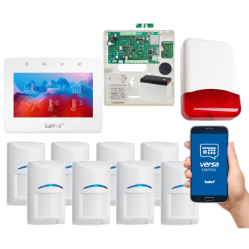 SYSTEM ALARMOWY SATEL VERSA Plus LTE INT-TSG2-W 8 CZUJEK BOSCH SYRENA TI700