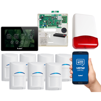 SYSTEM ALARMOWY SATEL VERSA Plus LTE INT-TSH2R-B 7 CZUJEK BOSCH SYRENA TI700