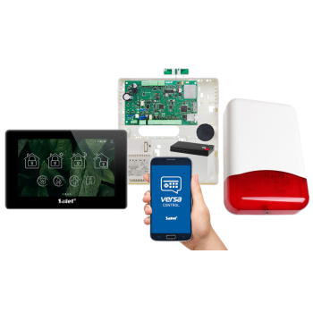 SYSTEM ALARMOWY SATEL VERSA Plus LTE INT-TSH2R-B 7Ah + SYRENA TI700