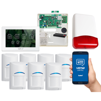 SYSTEM ALARMOWY SATEL VERSA Plus LTE INT-TSH2R-W 7 CZUJEK BOSCH SYRENA TI700