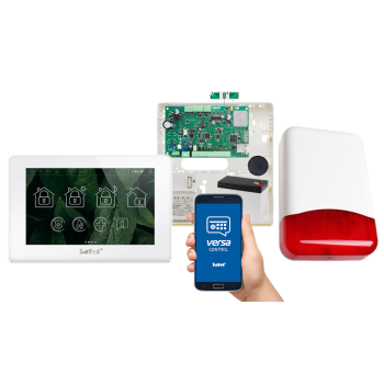 SYSTEM ALARMOWY SATEL VERSA Plus LTE INT-TSH2R-W 7Ah + SYRENA TI700