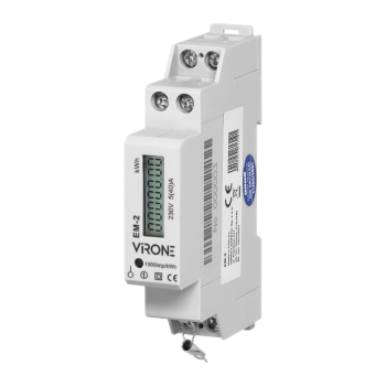 1-FAZOWY WSKAŹNIK ZUŻYCIA ENERGII VIRONE EM-2 40A DIN