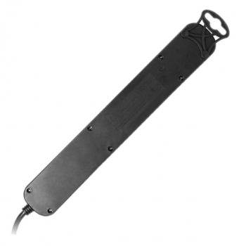 PRZEDŁUŻACZ 6x2P+Z Virone ES-1/B/1,5M 10A PŁASKA WTYCZKA