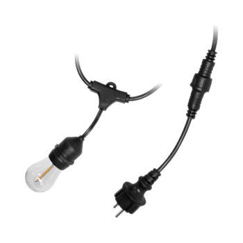GIRLANDA OŚWIETLENIOWA SZNUR 15m + 15 ŻARÓWEK LED Virone LG-1/15M/E27/3