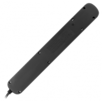LISTWA PRZECIWPRZEPIĘCIOWA 5x2P+Z Virone PS-1(GS)/B/1,5M SCHUKO PŁASKA WTYCZKA