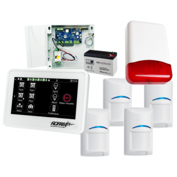 SYSTEM ALARMOWY ROPAM NeoGSM-IP 4x BOSCH TPR-4WS TI700 MWS 7.2Ah