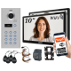 ZESTAW WIDEODOMOFONOWY 5TECH 2xVERUS PLUS(B)/84222 10" RFID WiFi APLIKACJA DIN