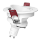 RAMKA DEKORACYJNA OPRAWY PUNKTOWEJ FONDI RC ADVITI AD-OD-6522/W max. 50W MR16/GU10