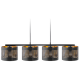 LAMPA WISZĄCA ALESSIO 4P ADVITI AD-LD-6244BCE27T 4x E27 max. 60W