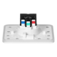 GNIAZDO PODTYNKOWE ORNO OR-GM-9031/W 2P+Z IP55 BIAŁE