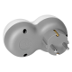 ROZGAŁĘŹNIK 2P+Z 2x USB ORNO OR-AE-13302(GS) 16A SCHUKO
