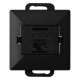 GNIAZDO POJEDYNCZE RJ45 CAT. 5 PODTYNKOWE PEARL ORNO OR-OE-7715/B IP20