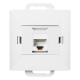 GNIAZDO POJEDYNCZE RJ45 CAT. 5 PODTYNKOWE PEARL ORNO OR-OE-7715/W IP20