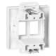 PŁYTKA CZOŁOWA + PODWÓJNY ADAPTER RJ45 PODTYNKOWY PEARL ORNO OR-OE-7717/2/W IP20