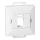 PŁYTKA CZOŁOWA + POJEDYNCZY ADAPTER RJ45 PODTYNKOWE PEARL ORNO OR-OE-7717/W IP20