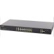SWITCH PoE 20-PORTOWY PULSAR SFG116WP BEZ ZASILACZA DO 16 KAMER IP