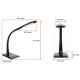 LAMPKA BIUROWA Virone ERIE LED DIM DL-7/B 7W ŚCIEMNIACZ