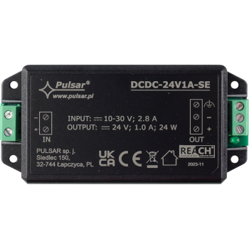 PRZETWORNICA PODWYŻSZAJĄCO-OBNIŻAJĄCA NAPIĘCIE PULSAR DCDC-24V1A-SE